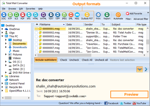 Coolutils Total Mail Converter Pro 7.1.0.617 for windows instal